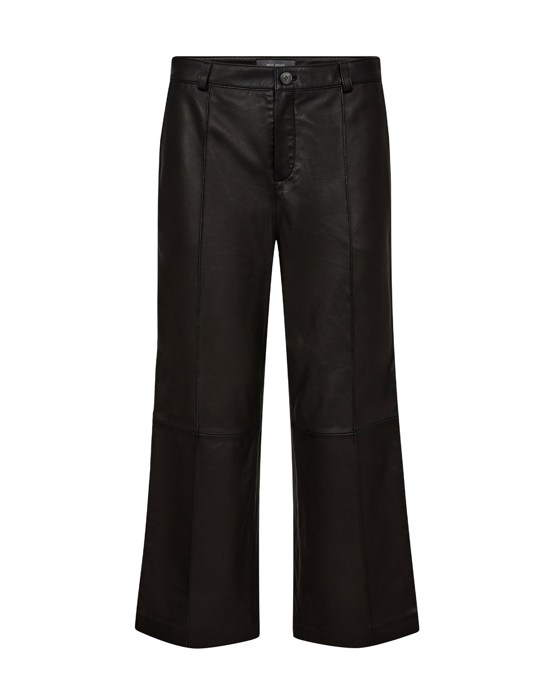 Como Leather Pant Cropped - Black