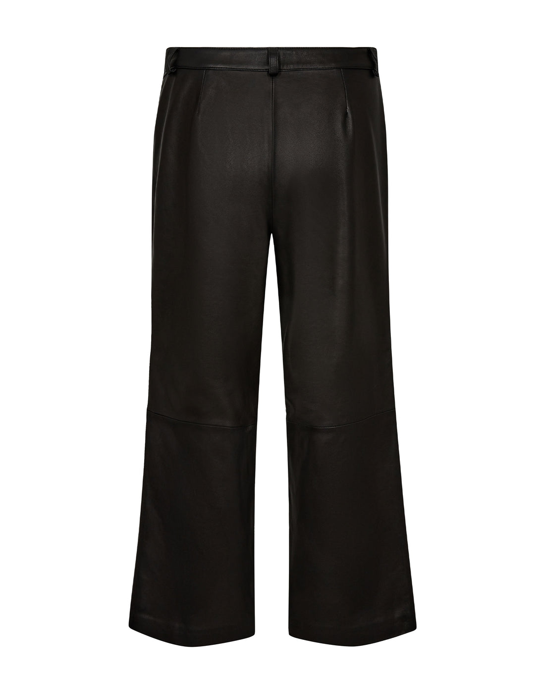 Como Leather Pant Cropped - Black