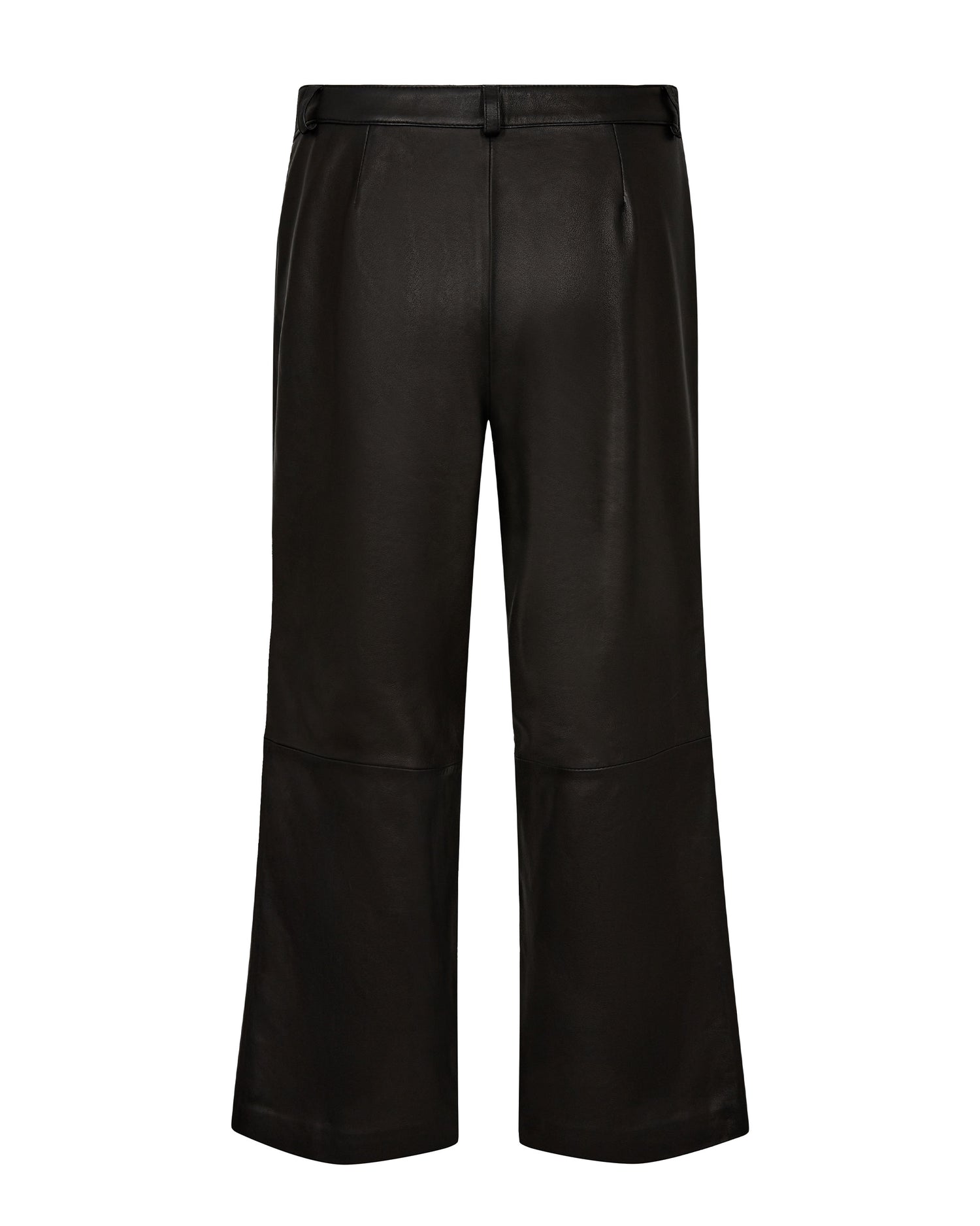 Como Leather Pant Cropped - Black