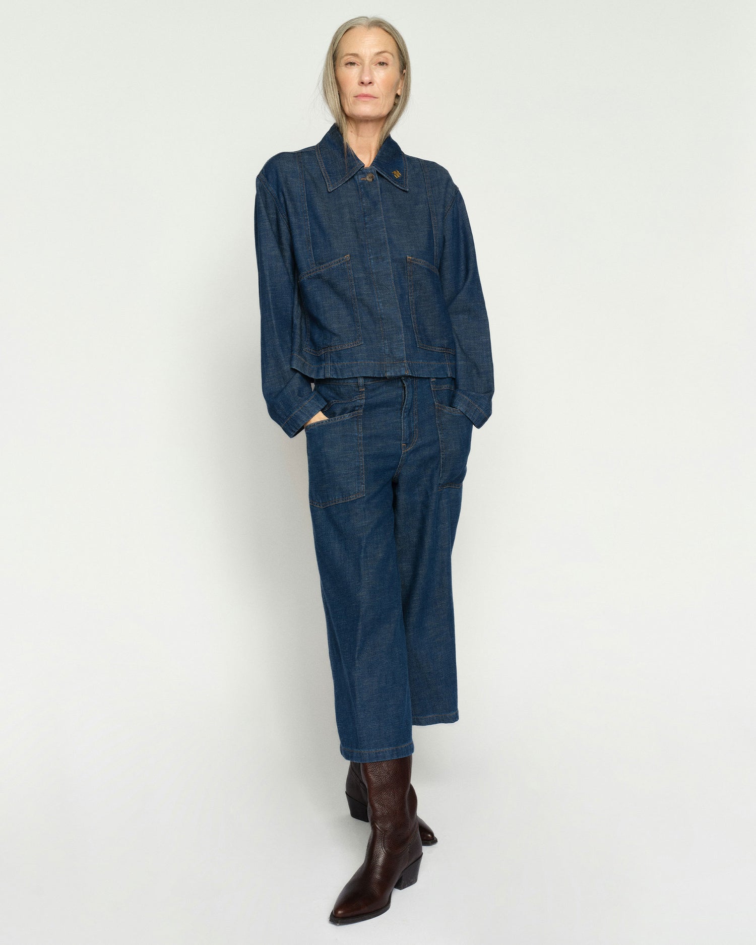 Culotte Arge Jeans - Dark Blue