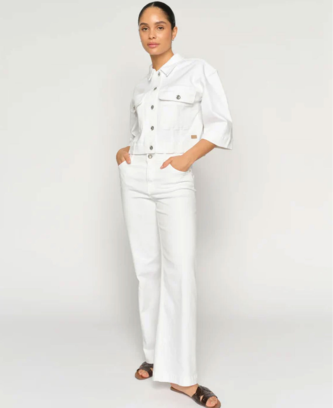 Dara Deluxe Jeans - Bright White