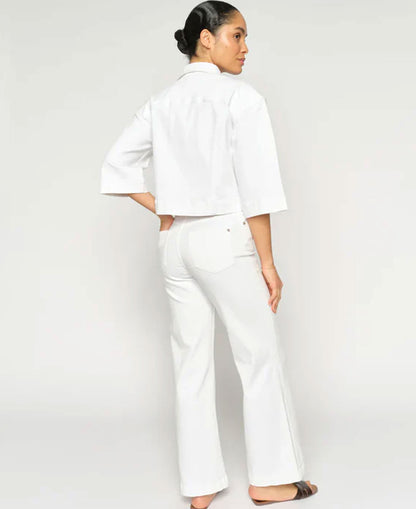 Dara Deluxe Jeans - Bright White