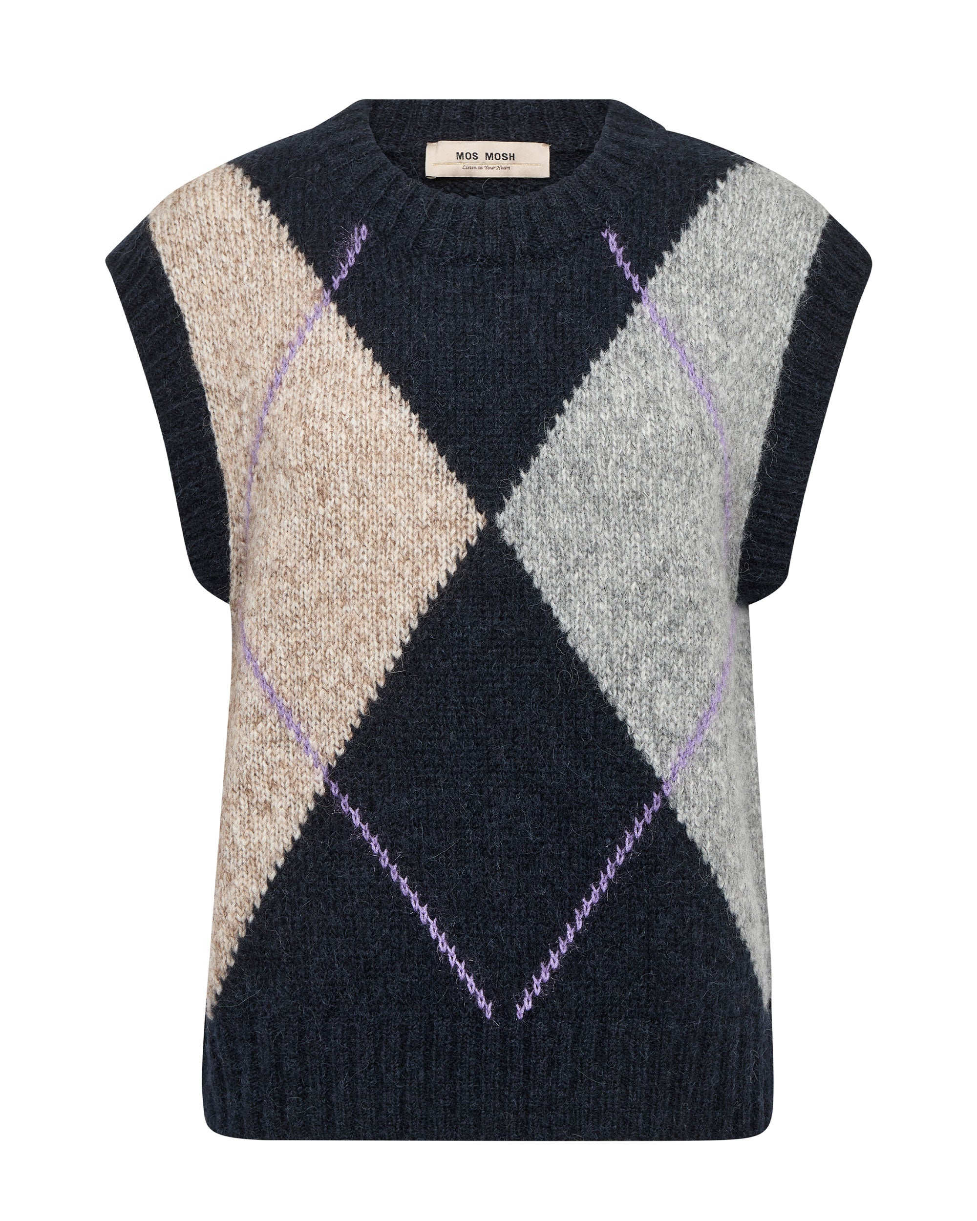 Jennine Knit Vest - Salute Navy