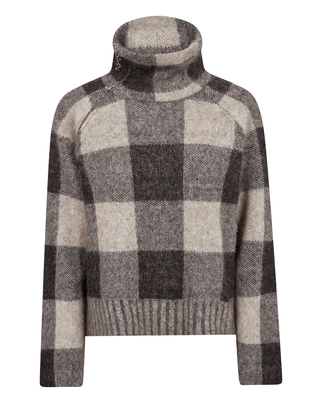 Maija Check Knit - Black