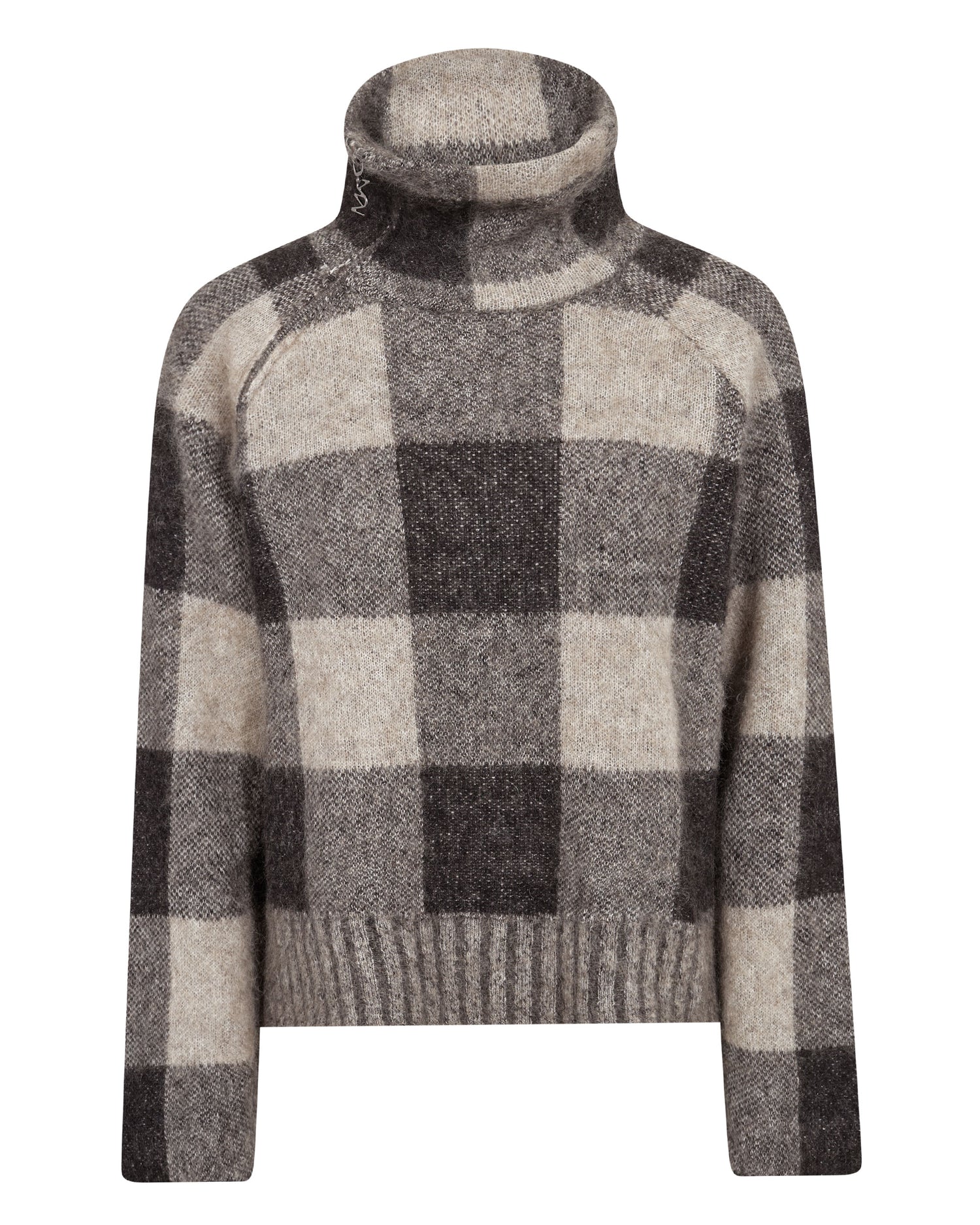 Maija Check Knit - Black