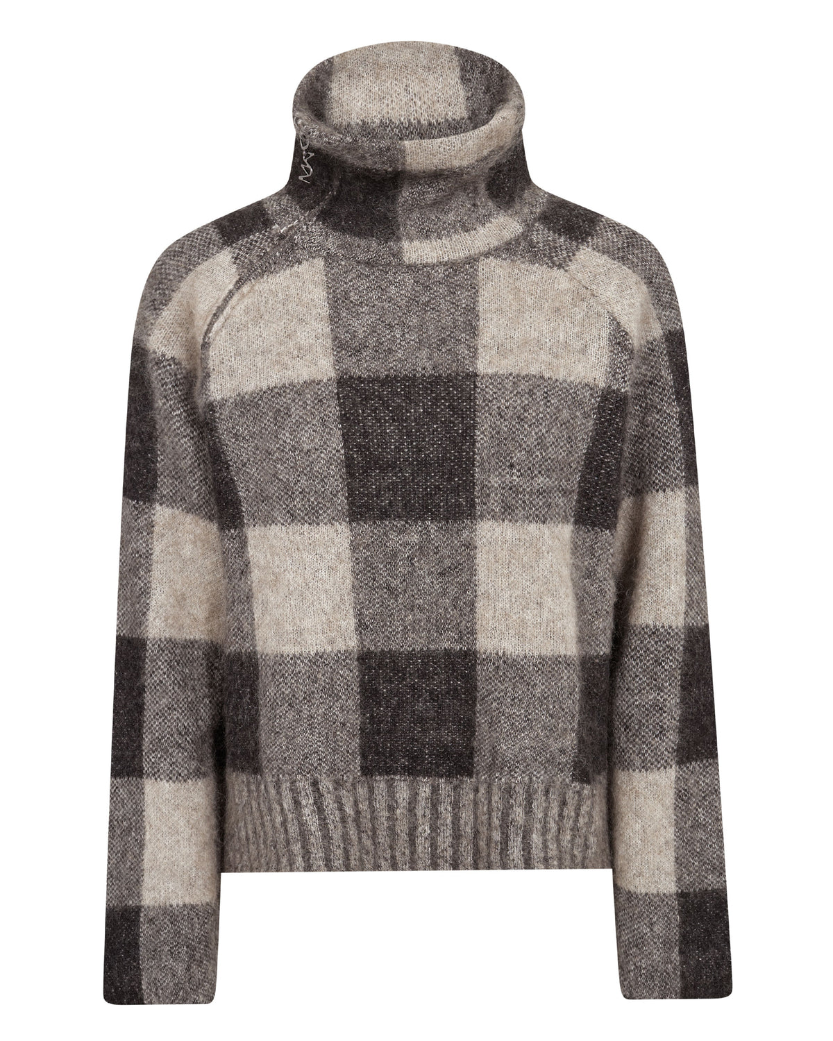 Maija Check Knit - Black