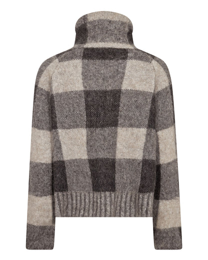 Maija Check Knit - Black