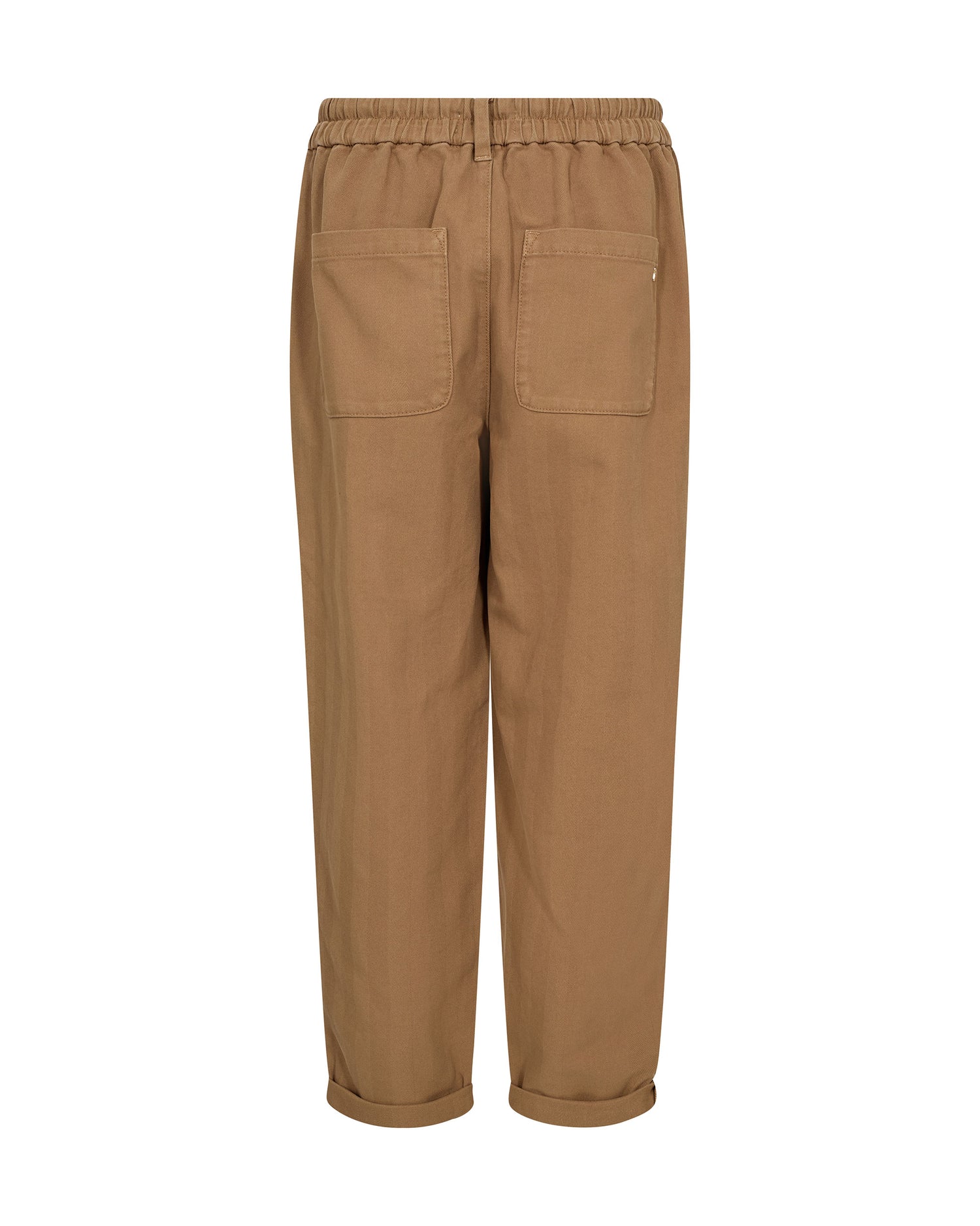 Maison Herringbone Pant - Dark Camel