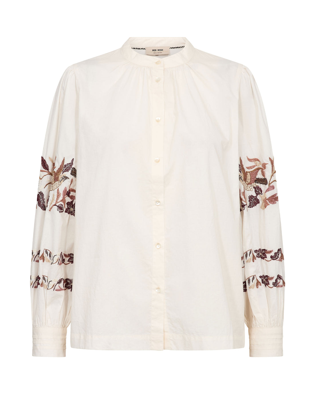 Notto Embroidered Shirt - Ecru