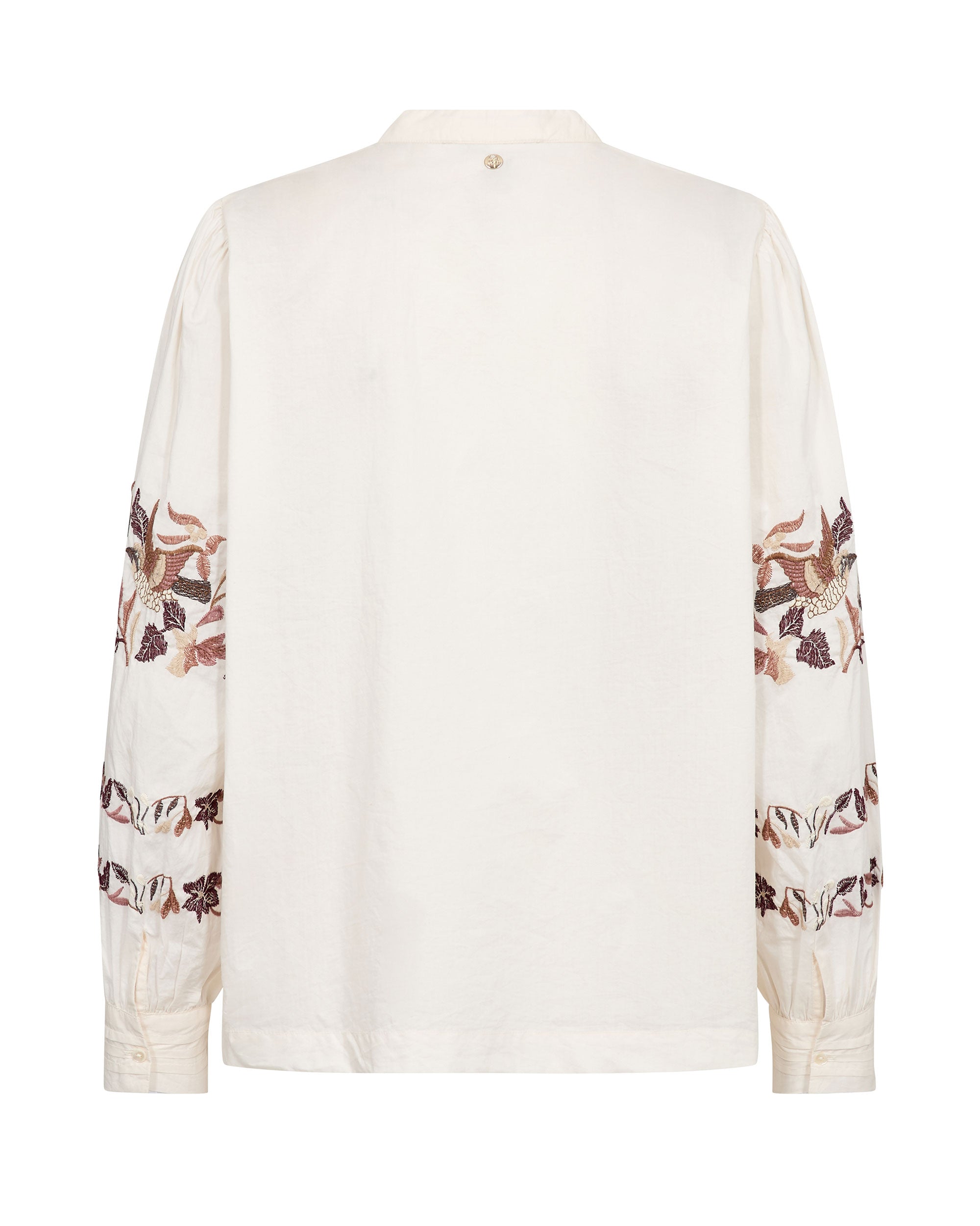 Notto Embroidered Shirt - Ecru
