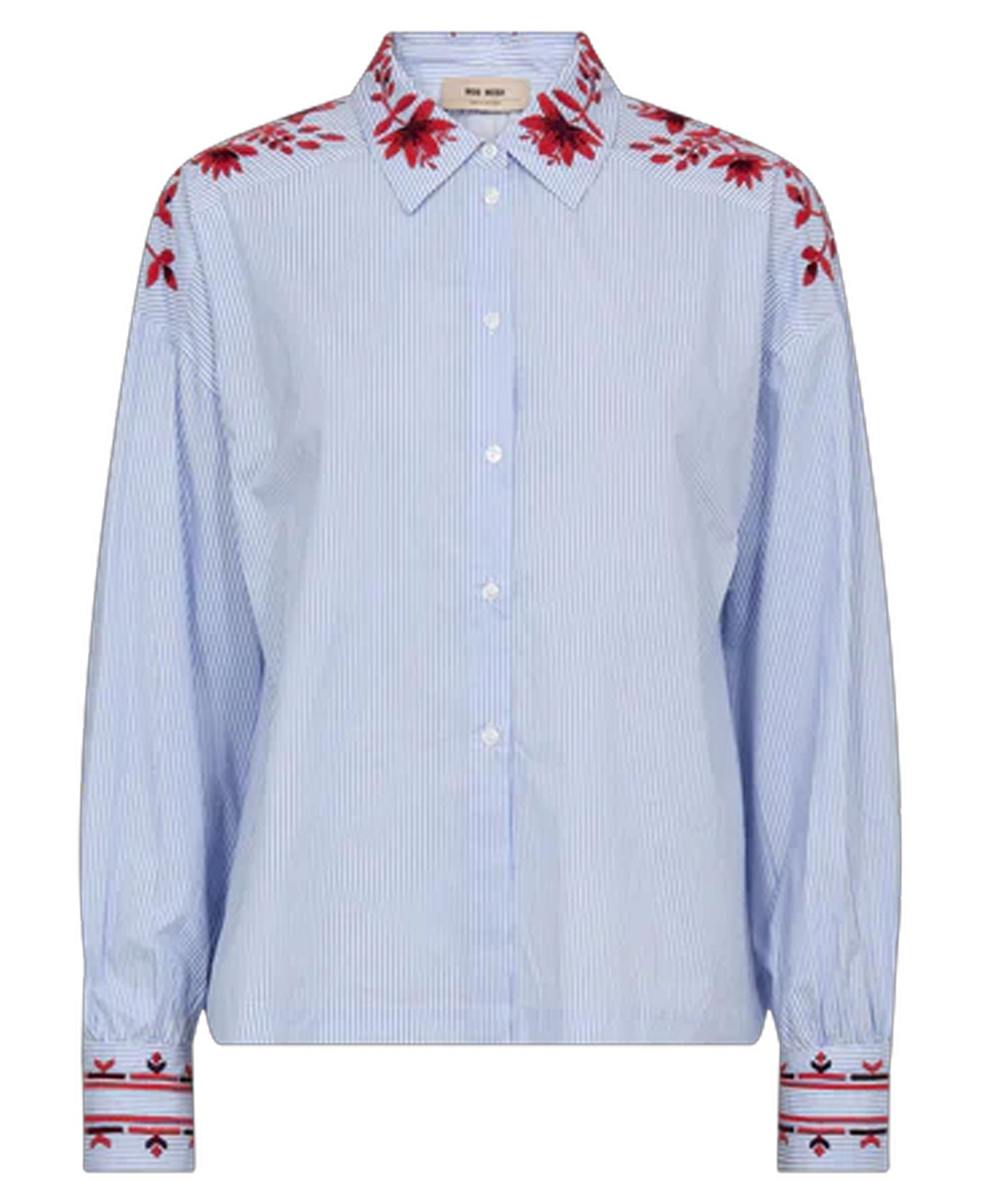 Osmo Stripey Shirt - Brunnera Blue