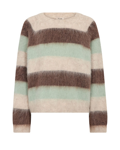 Suvi Stripe Knit - Frosty Green