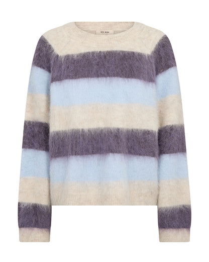 Suvi Stripe Knit - Sweet Grape