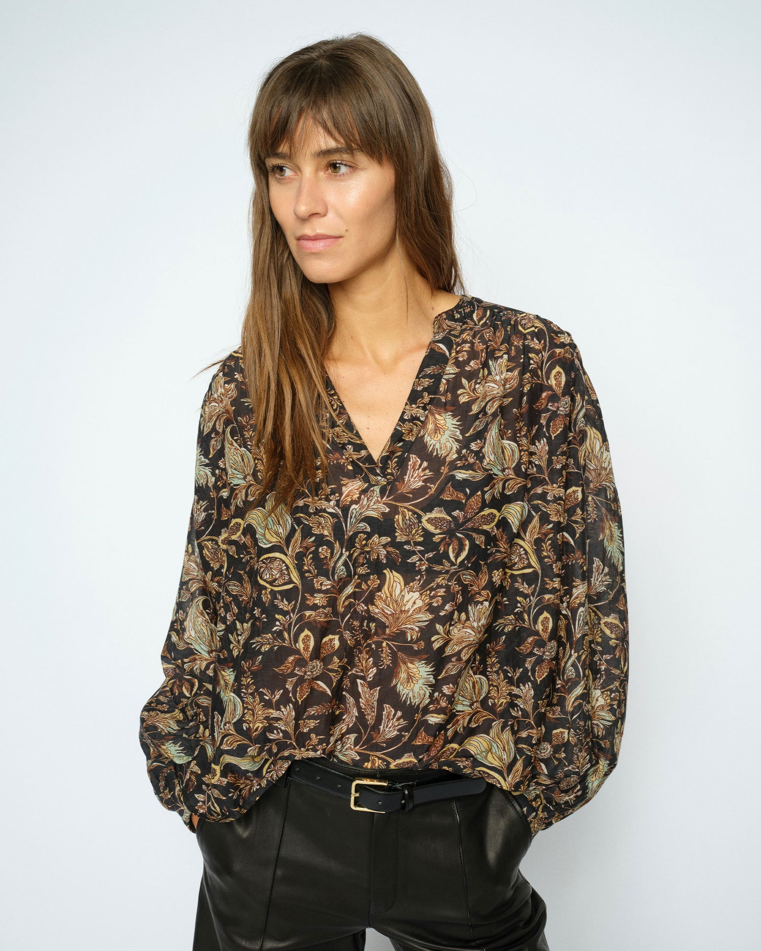Tenca Fleura Blouse - Rosin