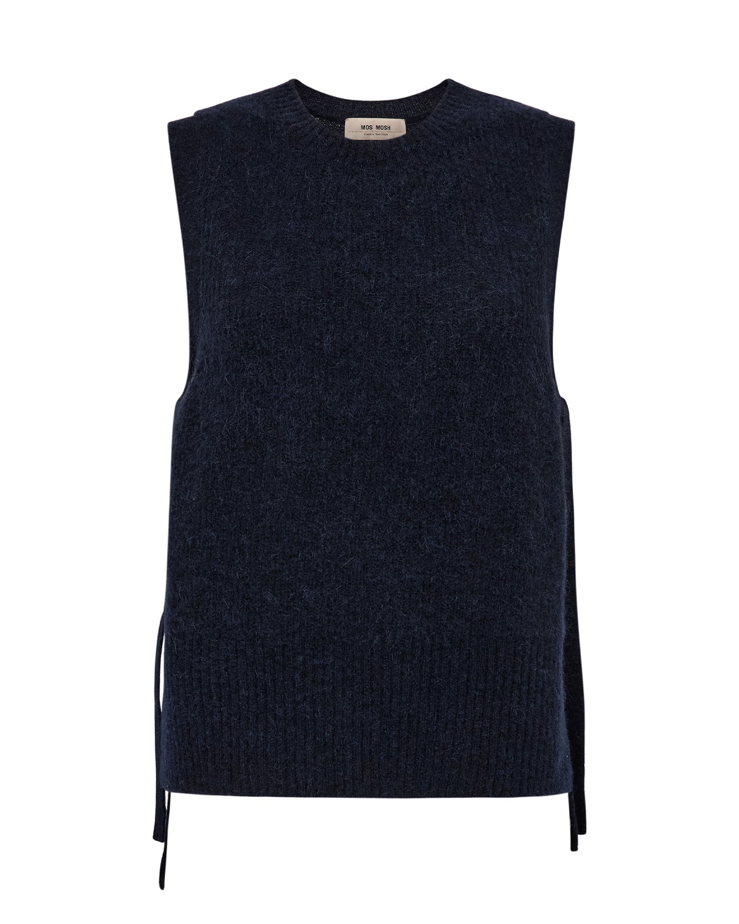 Thora Tie Knit Vest - Salute Navy