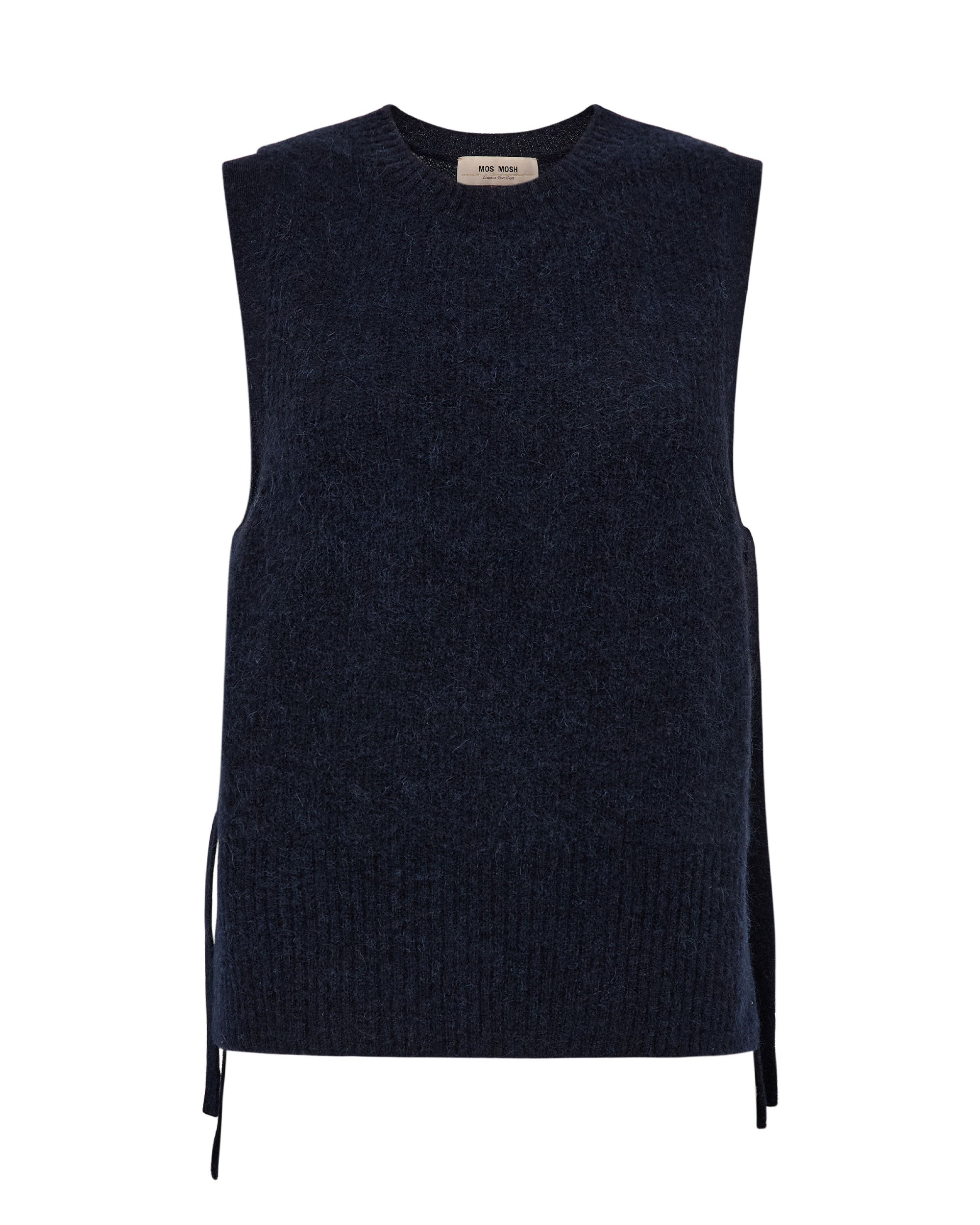 Thora Tie Knit Vest - Salute Navy