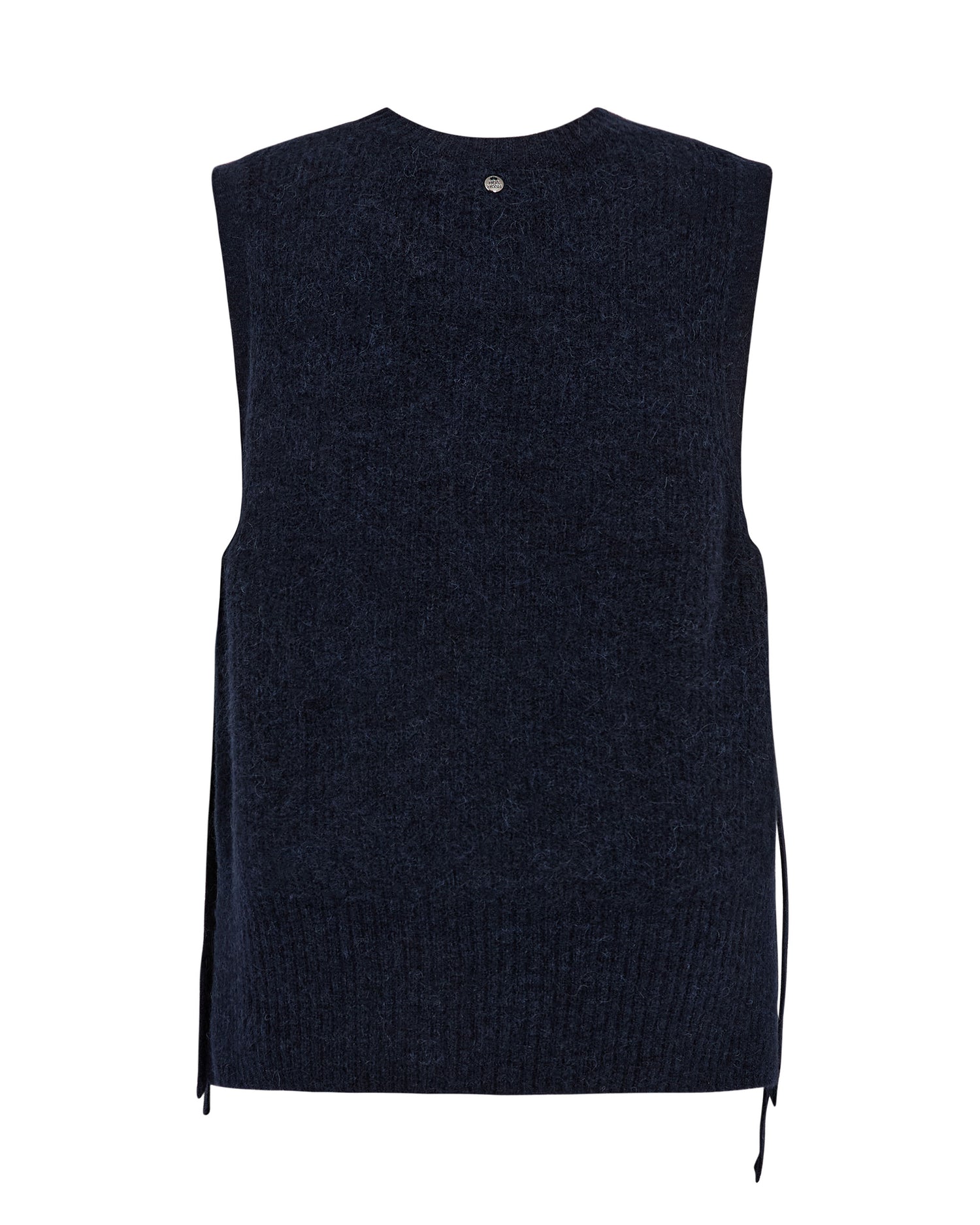 Thora Tie Knit Vest - Salute Navy