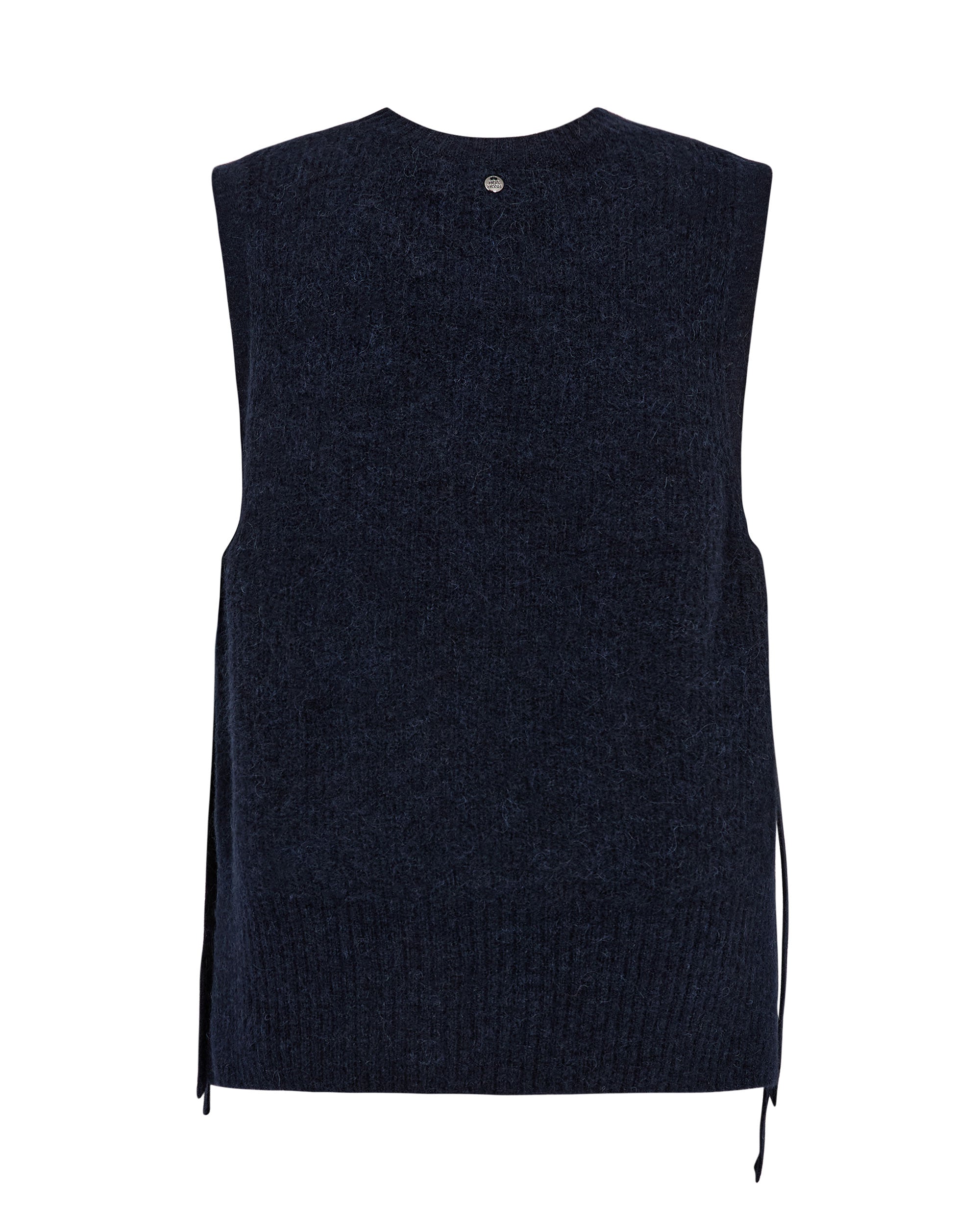 Thora Tie Knit Vest - Salute Navy
