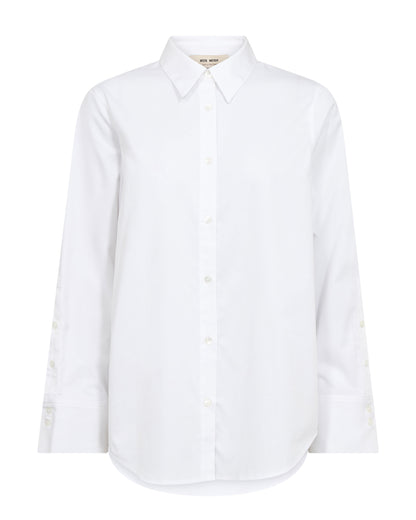Winola Cotton Twill Shirt - White