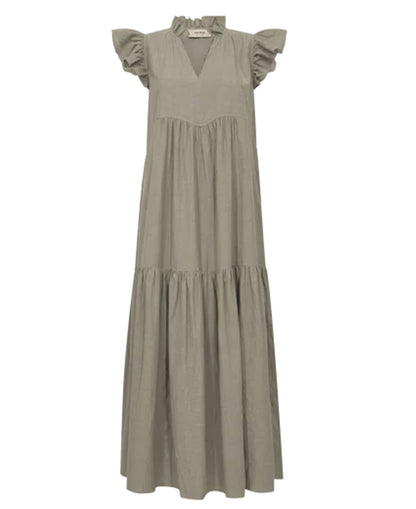 Waldy Izha Dress - Burnt Olive