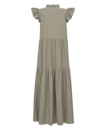Waldy Izha Dress - Burnt Olive