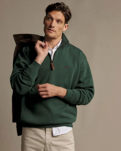 Mulyungarie 1/4 Zip Sweatshirt - Pine