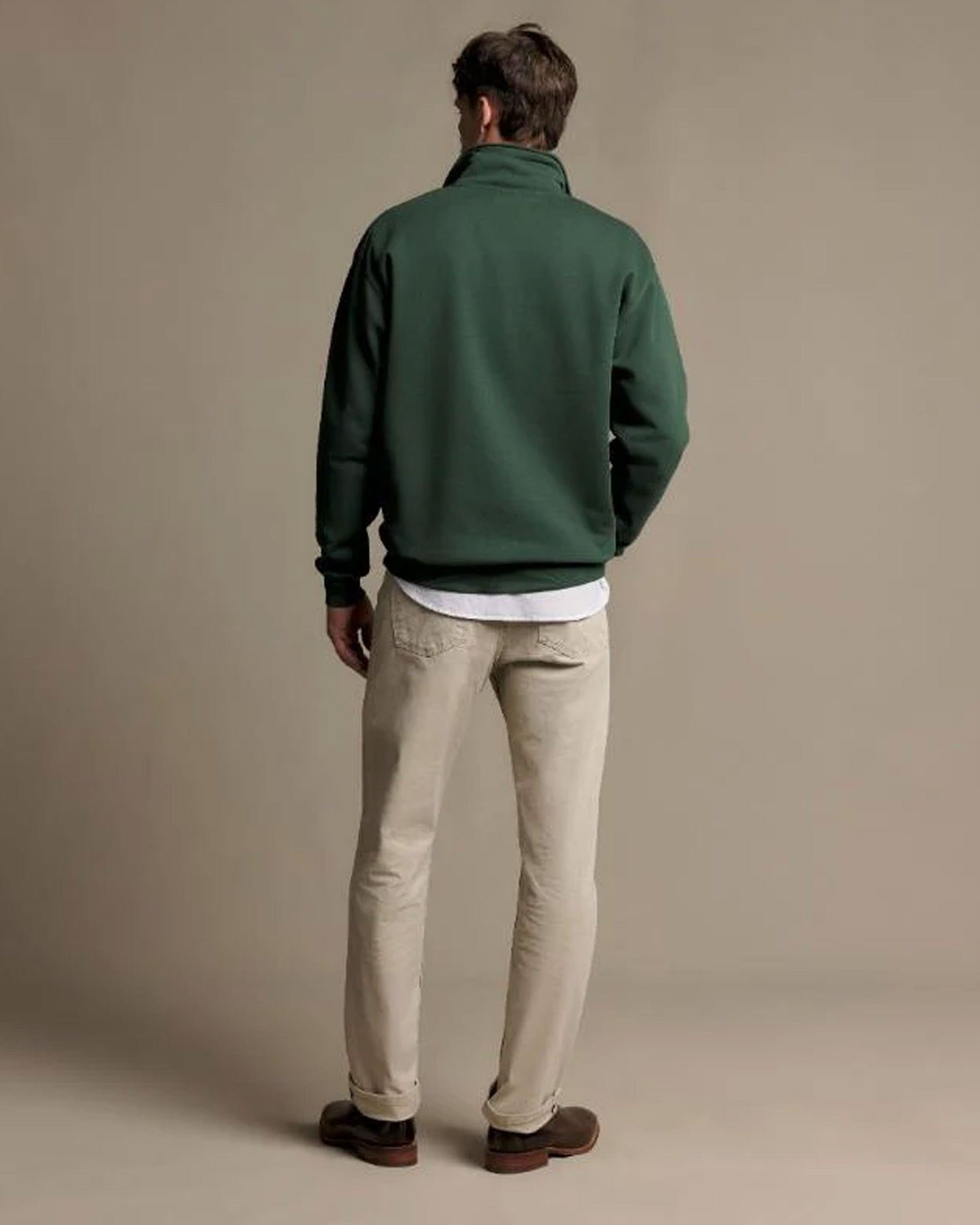 Mulyungarie 1/4 Zip Sweatshirt - Pine
