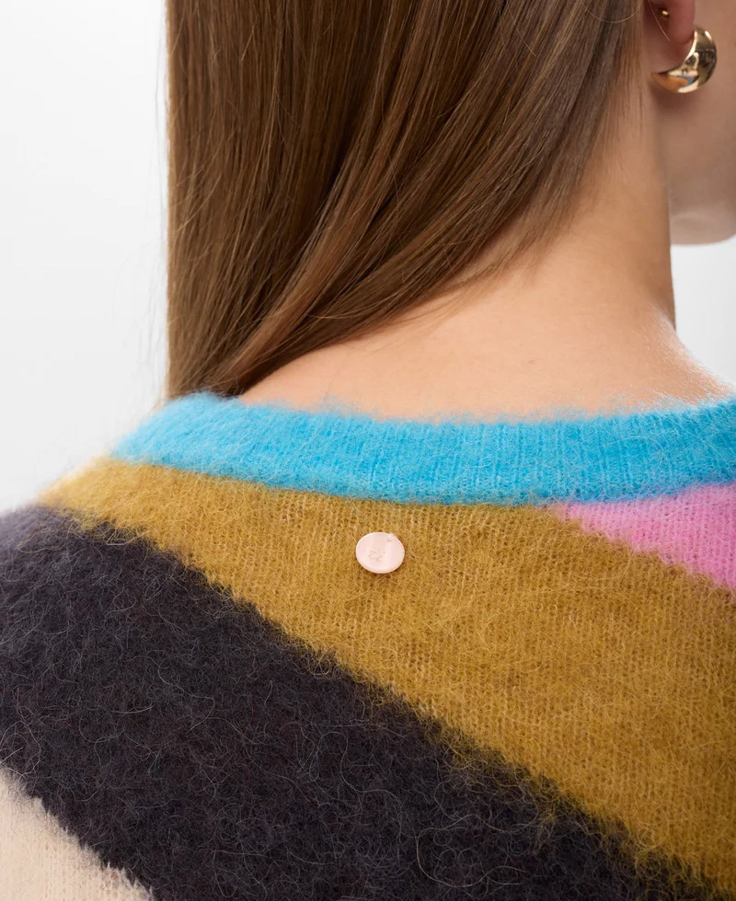 Nusuri Multi Stripe Pullover - Obsidian