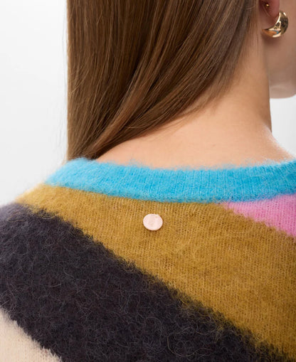 Nusuri Multi Stripe Pullover - Obsidian