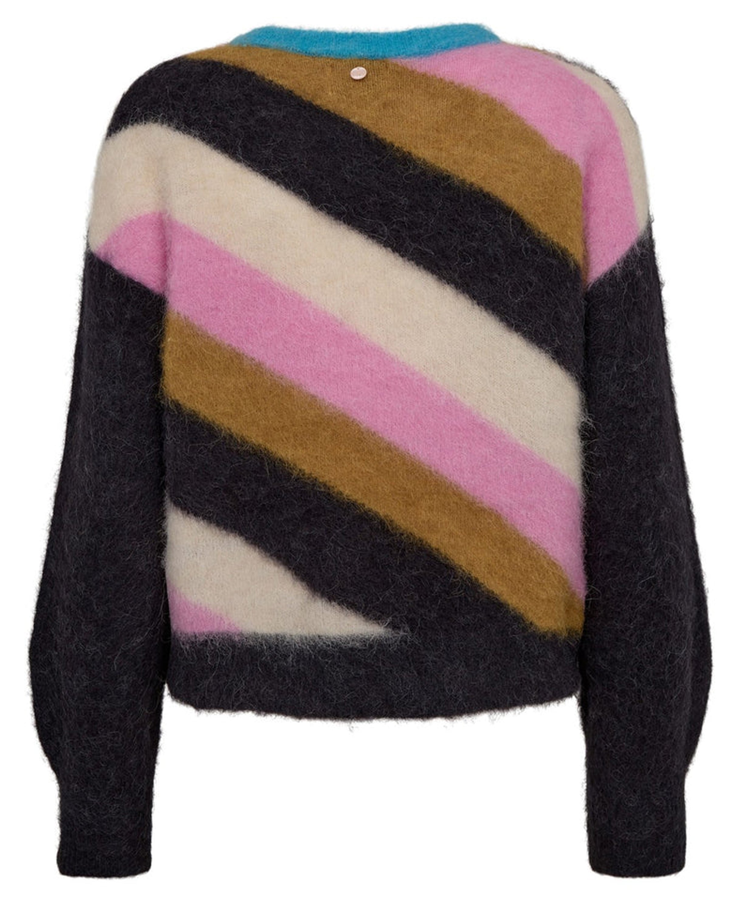 Nusuri Multi Stripe Pullover - Obsidian