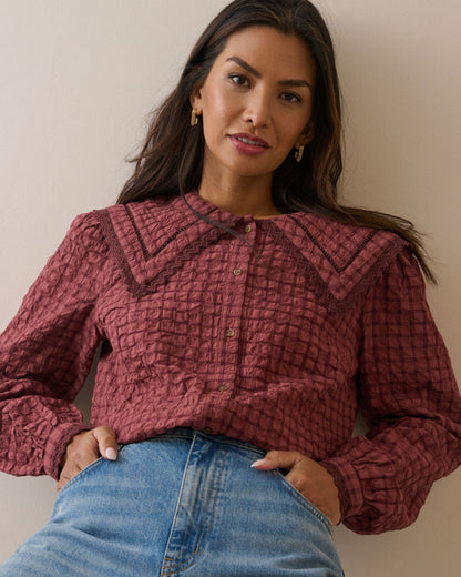 Allegra Blouse - Red