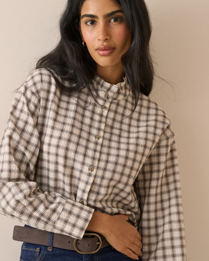 Freya Frill Neck Blouse - Multi