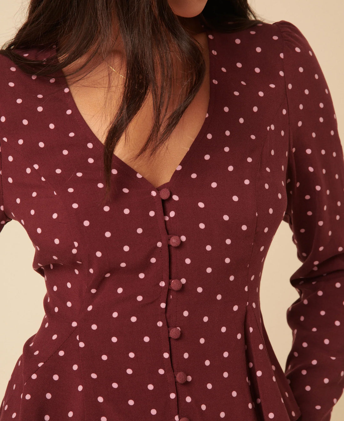 Mollie Top - Burgundy