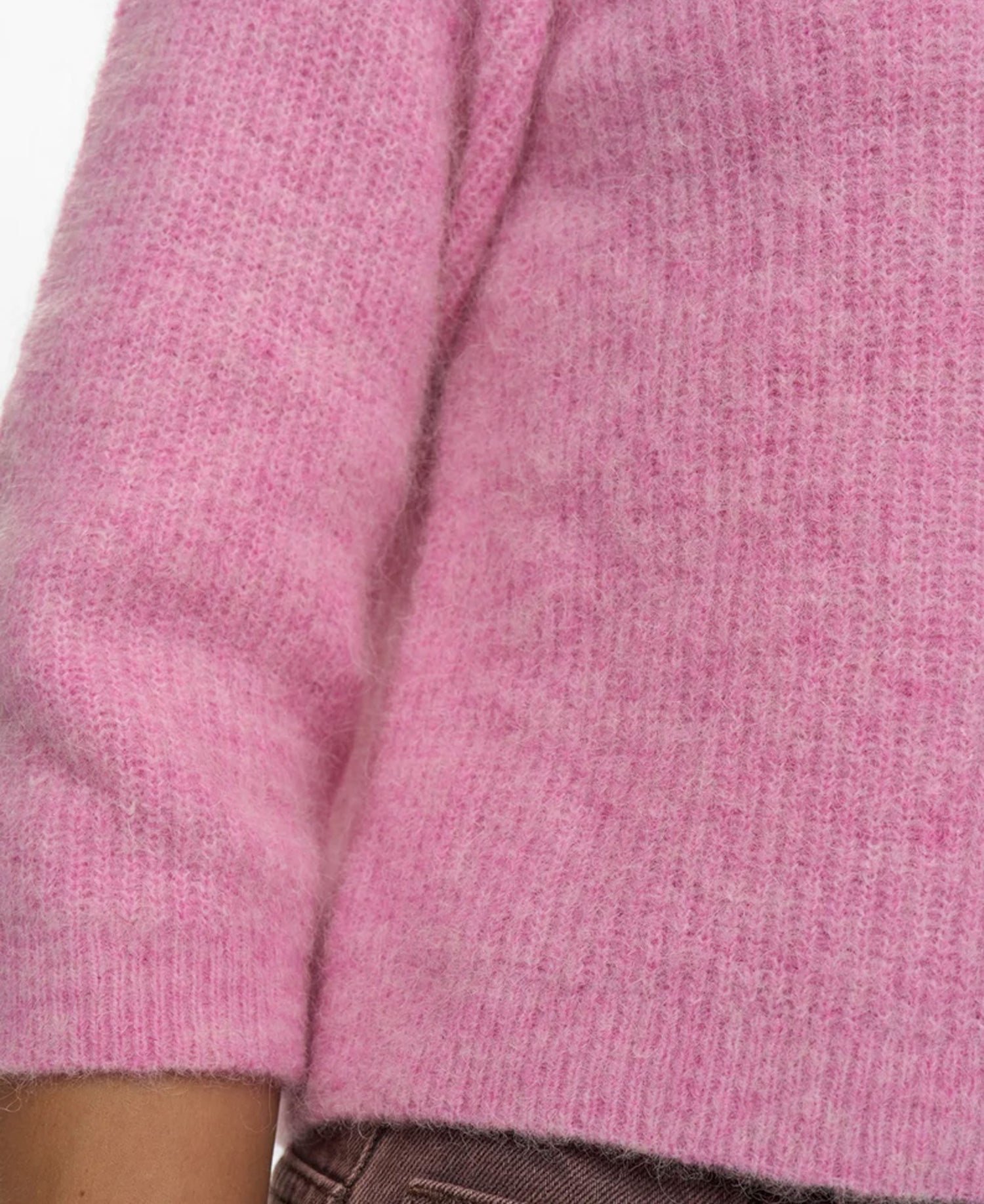 Nuriette Selma Rib Pullover - Lilac Sachet