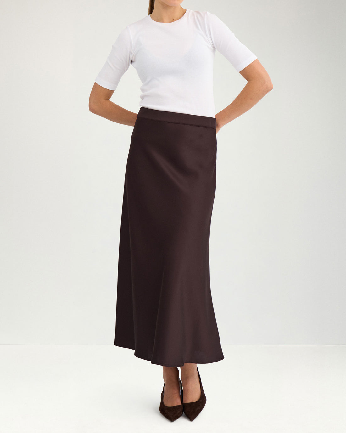 Nuamelia Skirt - Chocolate Plum