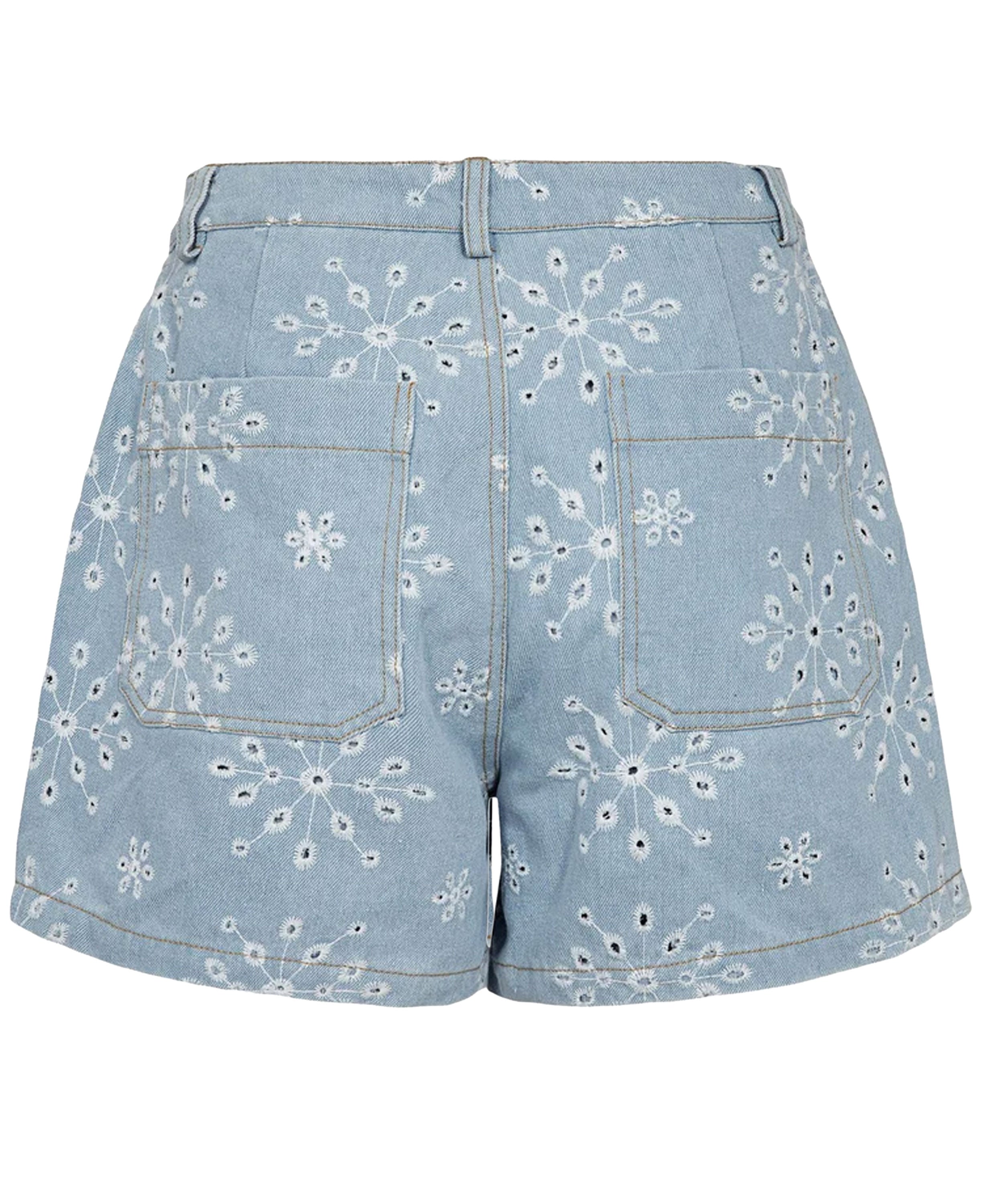 Nudelilah Shorts - Light Blue Denim