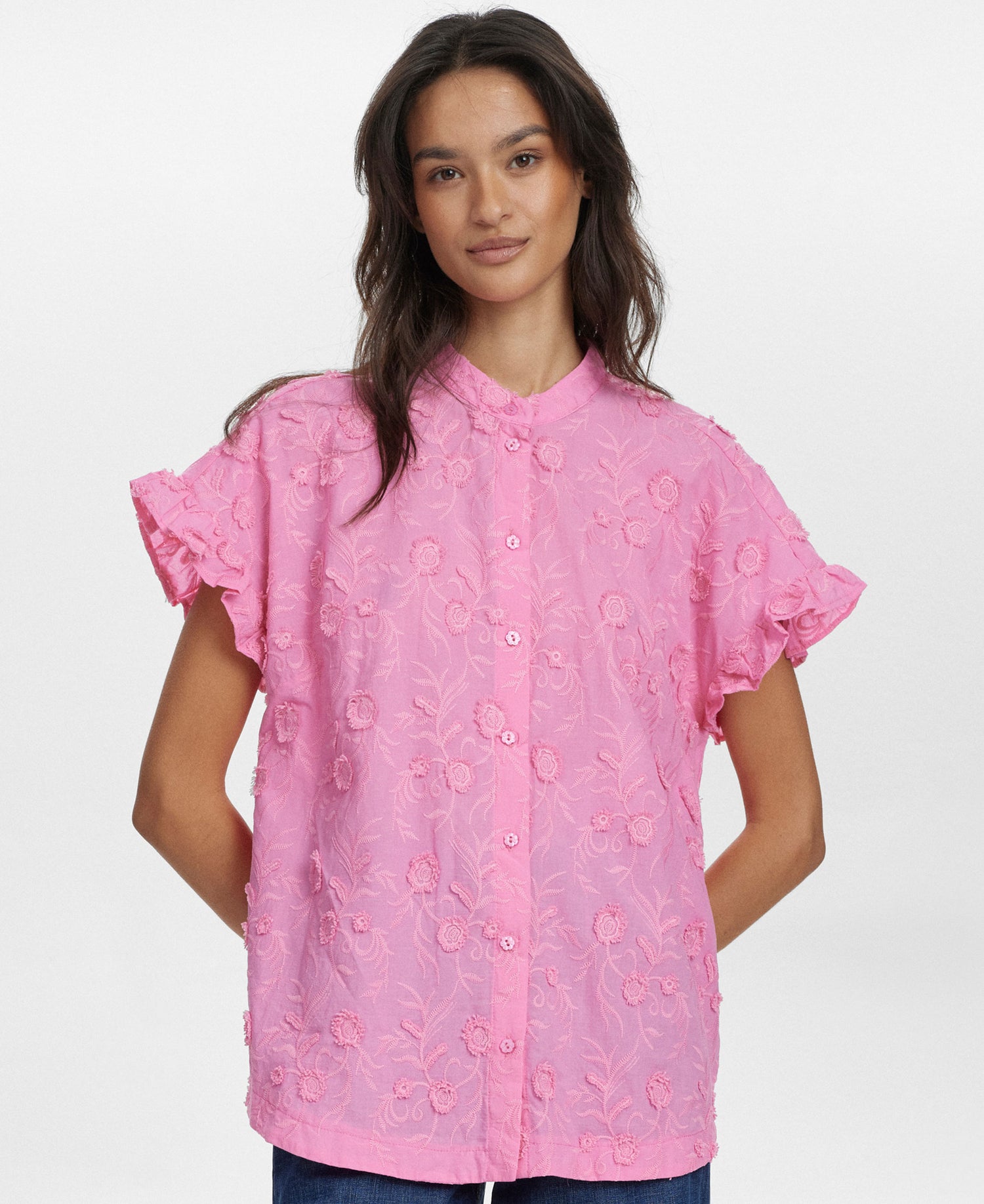 Nugisella Shirt - Pink Carnation