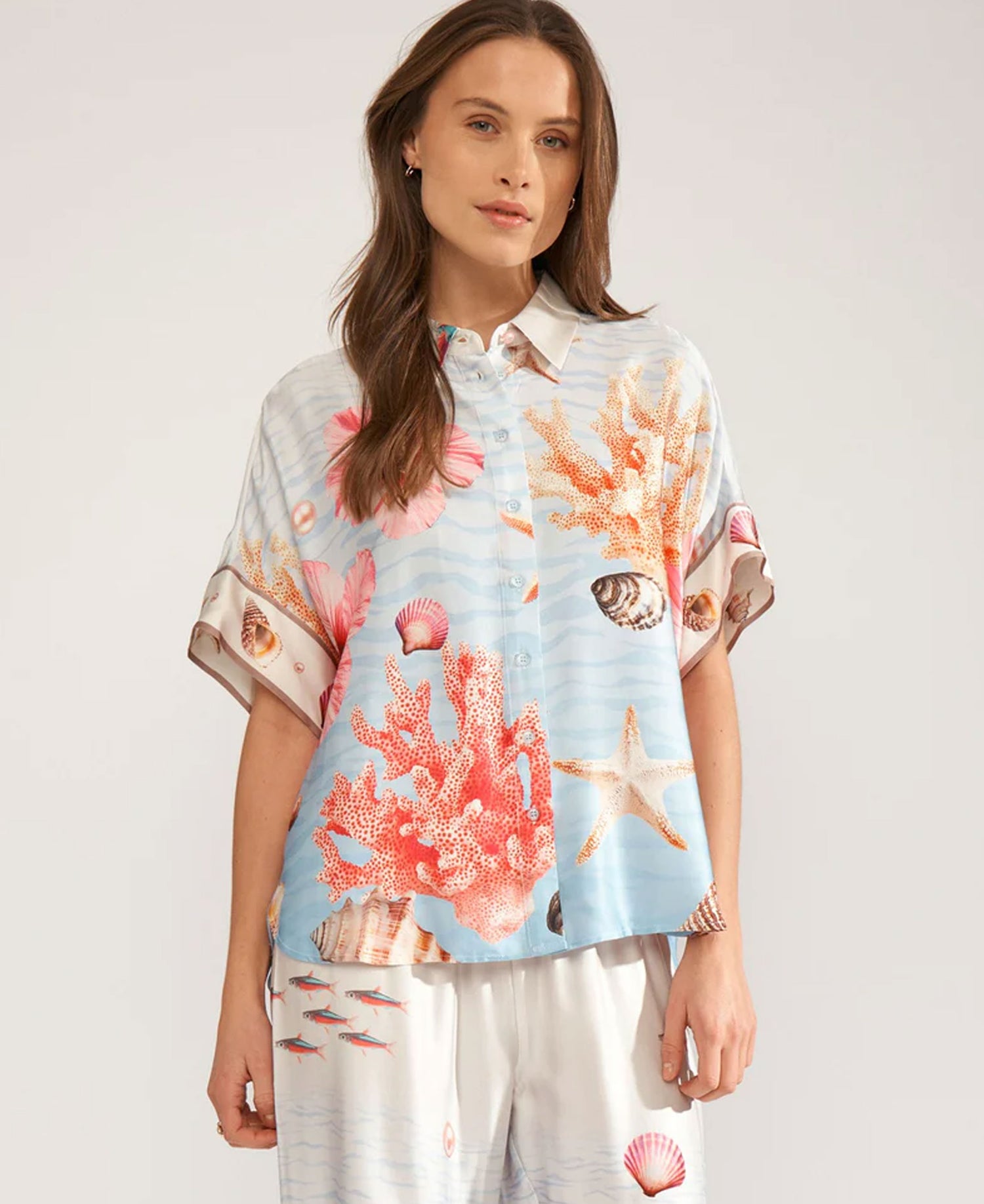 Nuoceana Sleeveless Shirt - Skyway