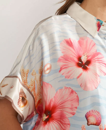 Nuoceana Sleeveless Shirt - Skyway