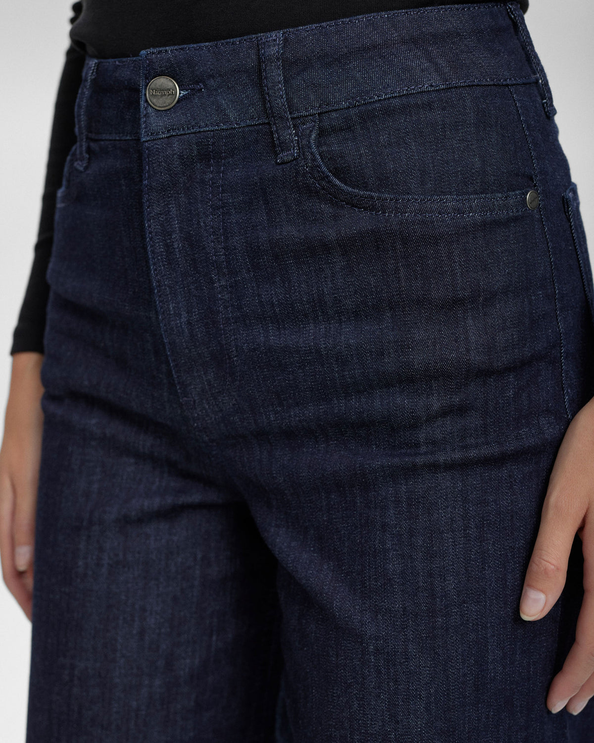 Nuparis Wide Jeans - Dark Denim Blue