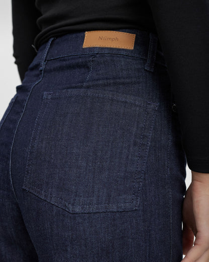 Nuparis Wide Jeans - Dark Denim Blue