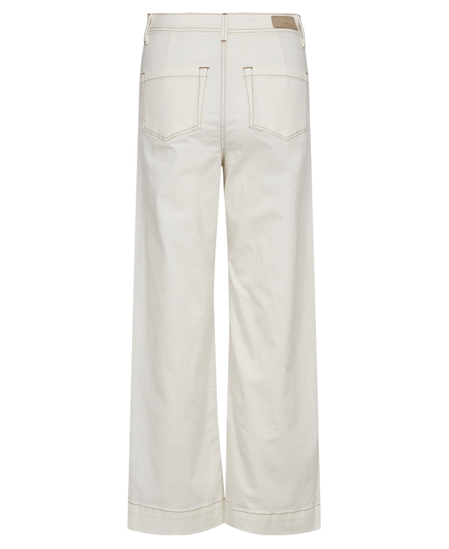 Nuparisan Cropped Twill Pants - Cloud Dancer