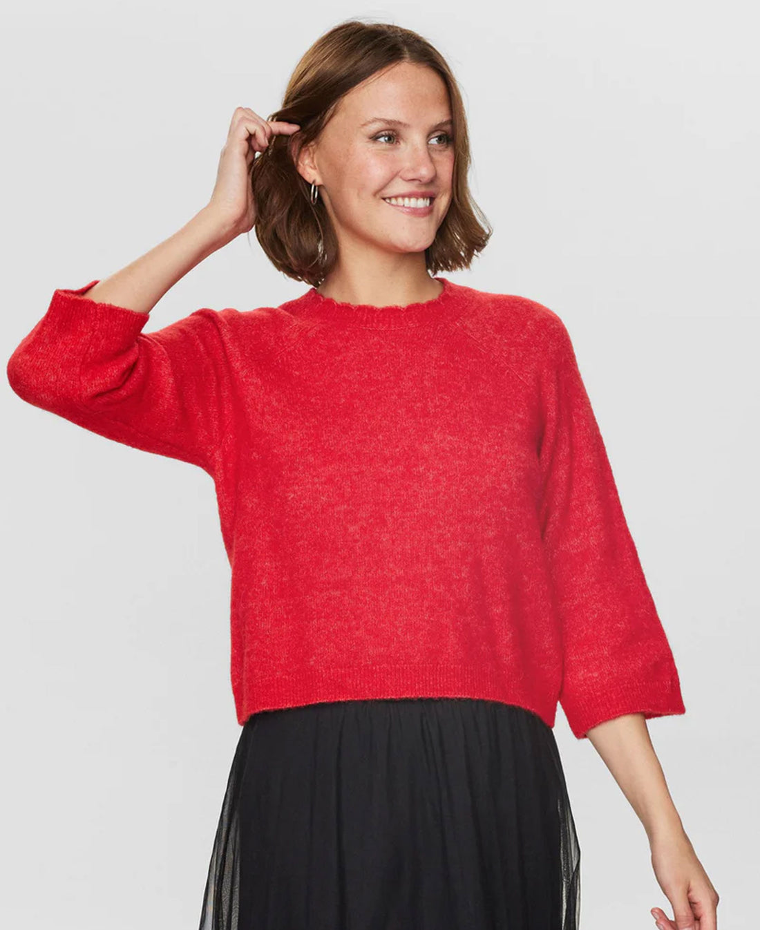 Nuriette Selma Pullover - High Risk Red