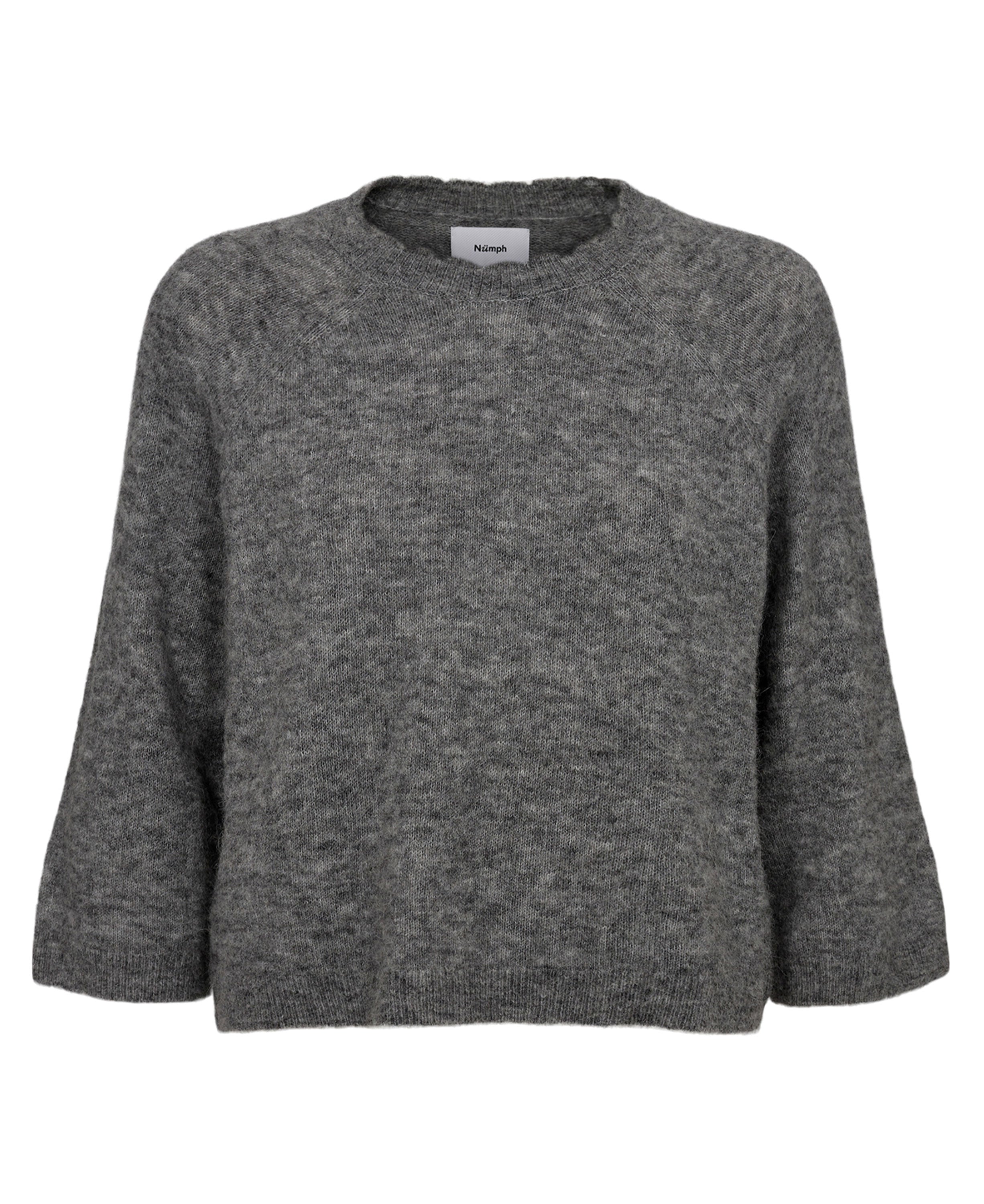 Nuriette Selma Pullover - Medium Grey Melange