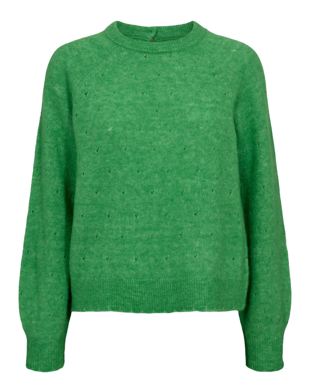 Nurietto Pointelle Pullover - Vibrant Green