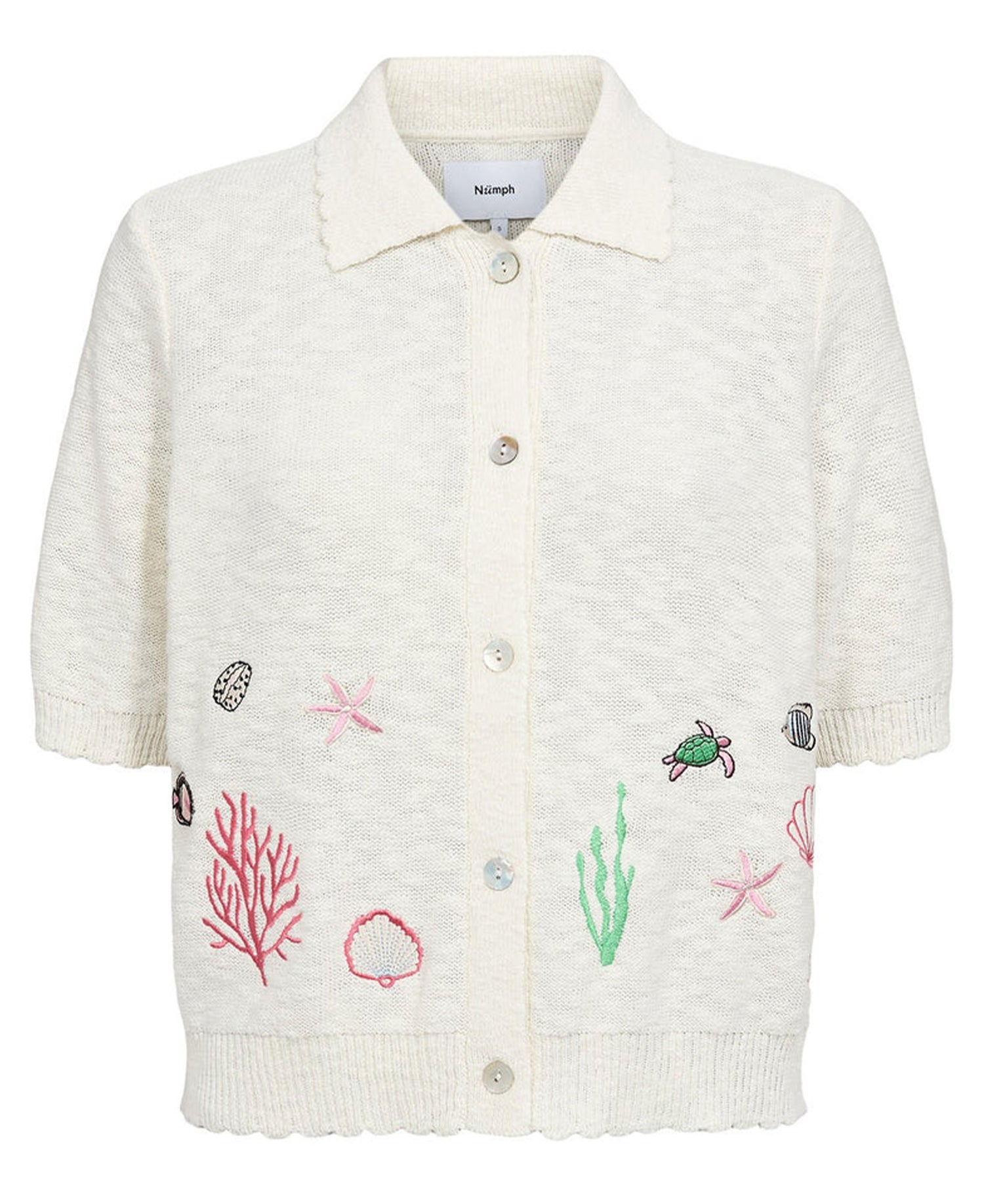 Nuseanna Cardigan - Cloud Dancer