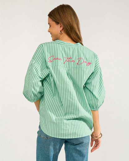 Nuseanne Shirt - Absinthe Green