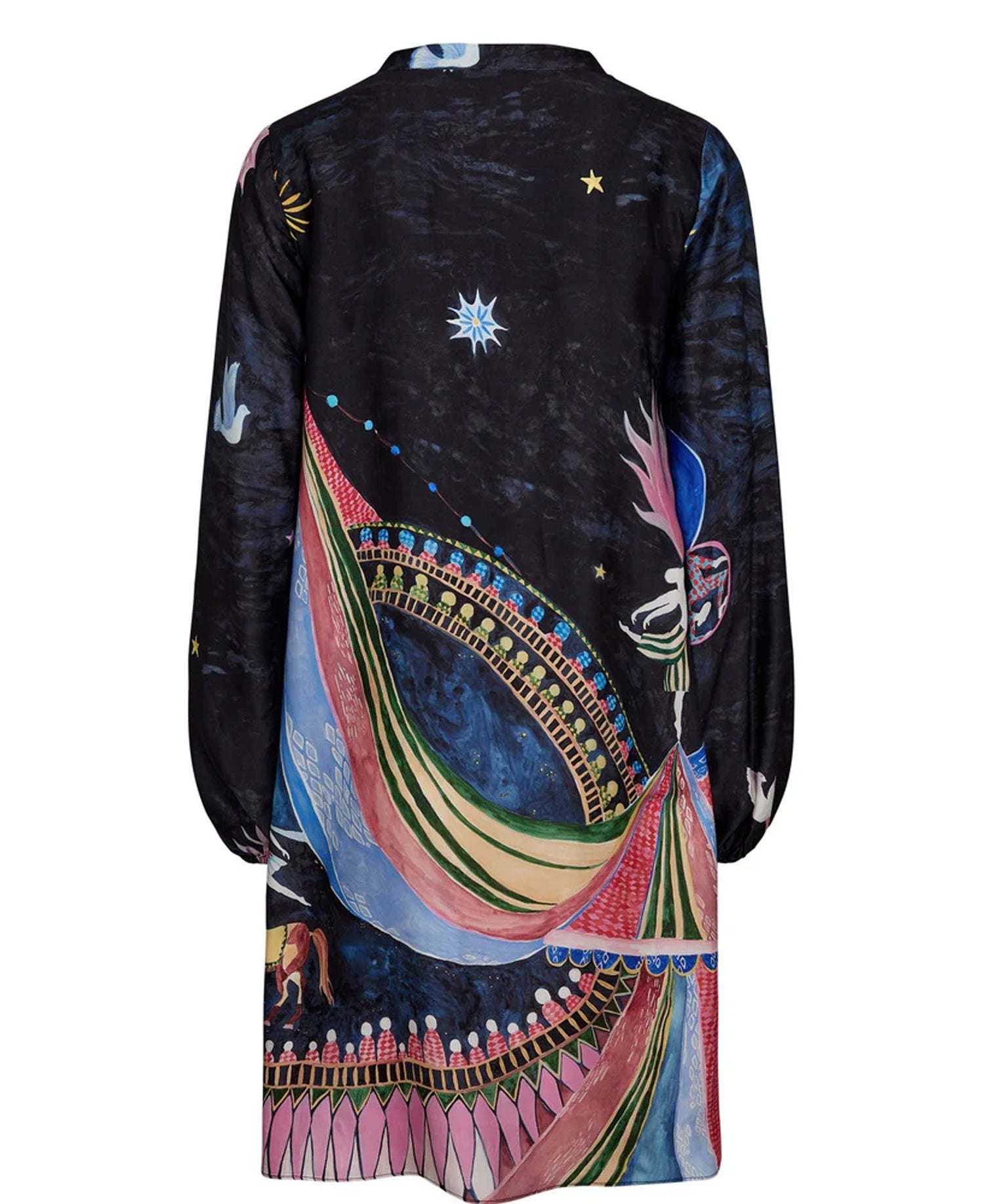 Nustarla Short Dress - Obsidian