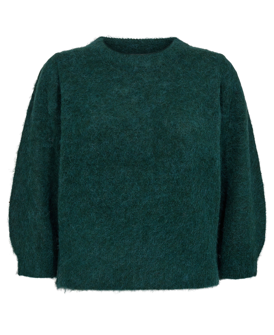 Nusuri Brushed Short Sleeve Pullover - Rain Forest