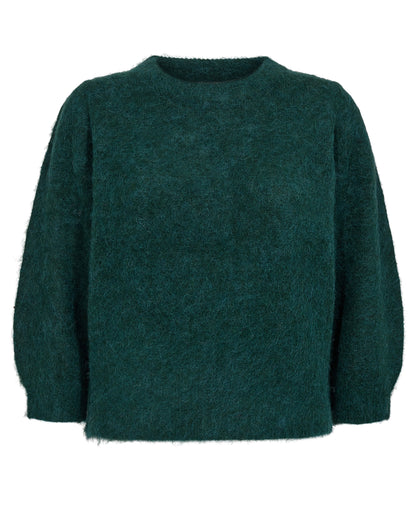 Nusuri Brushed Short Sleeve Pullover - Rain Forest